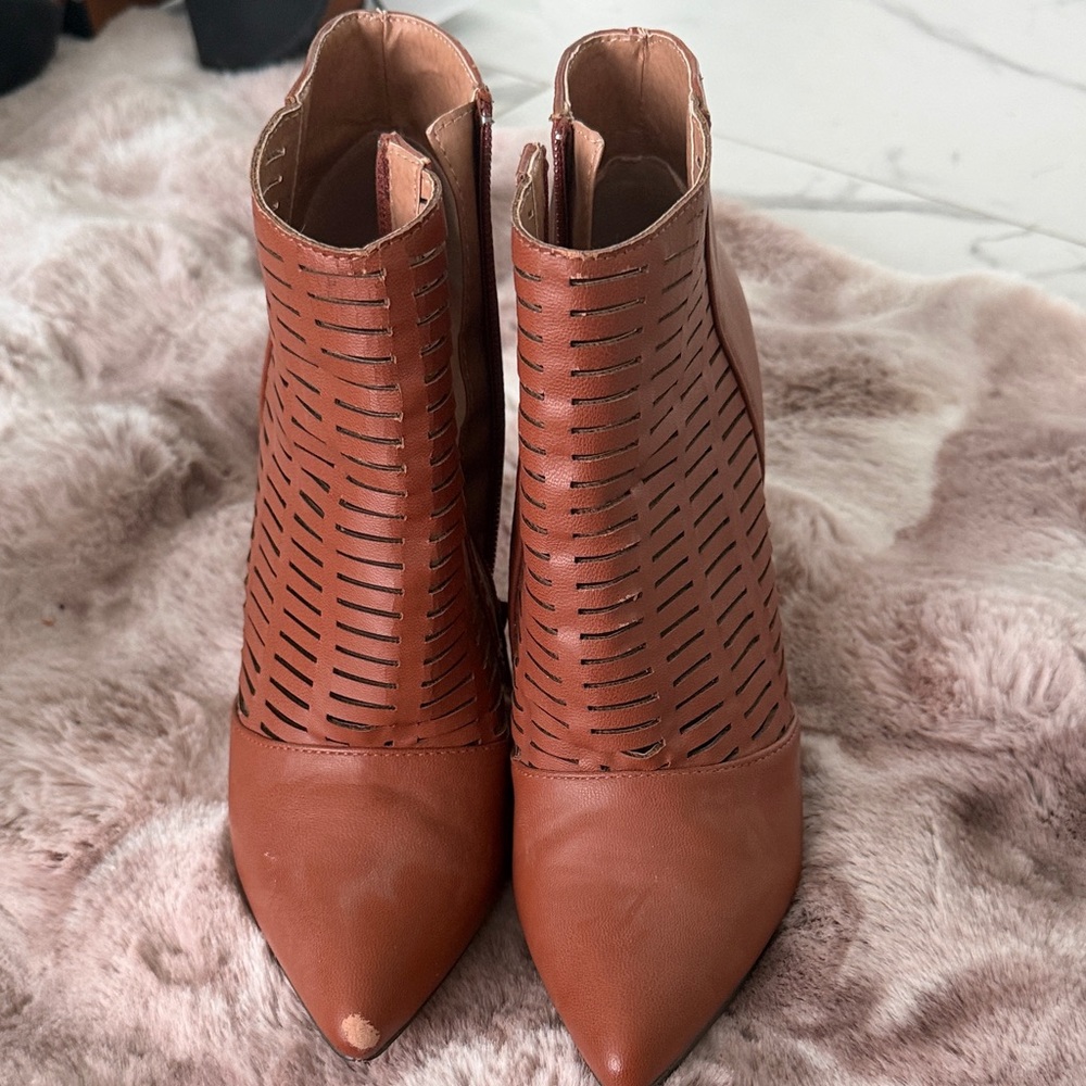 Michael Antonio Tan Ankle Booties